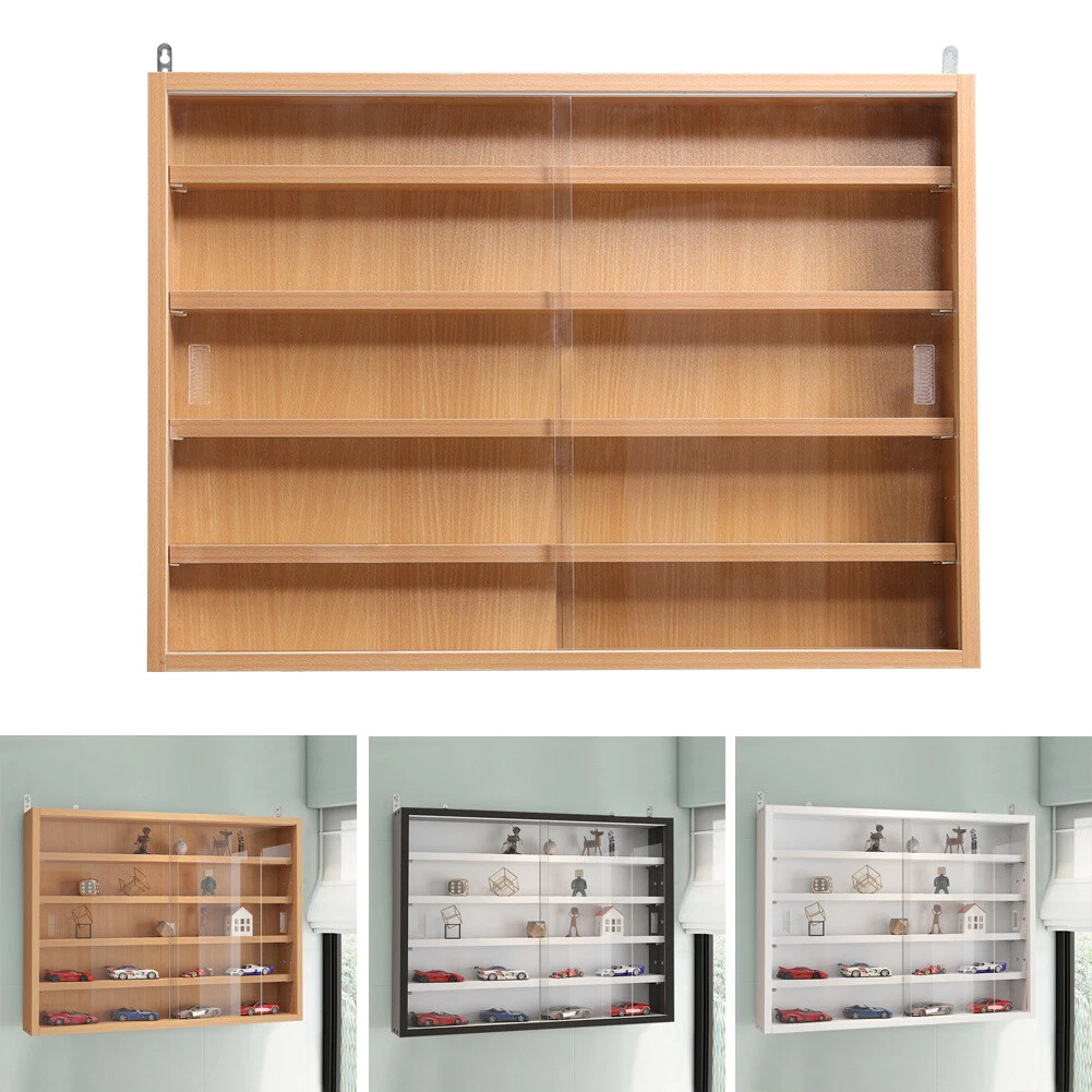 Wall Mounted Display Cabinet 5 Tiers Model Collection Storage