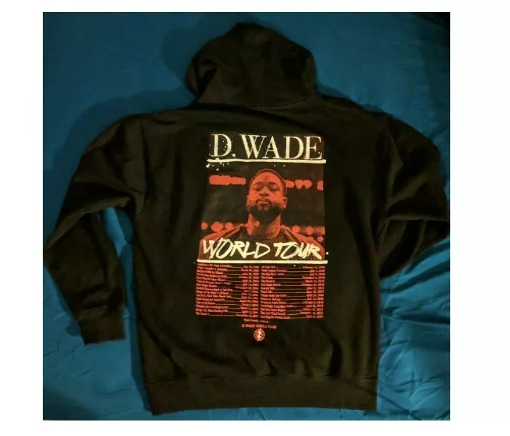 D wade world 2025 tour hoodie