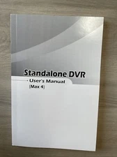 Standalone DVR 4Ch User's Manual