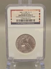 1861-O CSA Seated Liberty Confederate Half Dollar SS Republic W-11 NGC UNC 50C