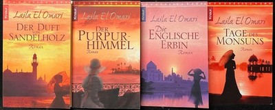 SAMMLUNG PAKET -4 Taschenbücher - LAILA EL OMARI - Purpurhimmel, Sandelholz u.a.