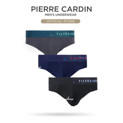 PIERRE CARDIN Men's Underwear Cotton Size L XL 2XL  - Random Color 3pcs