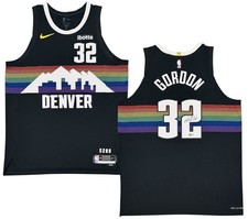 Aaron Gordon Signed Denver Nuggets Authentic City Edition Jersey Auto + BAS COA