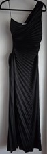 NWT Delfi Collective Black Maxi Dress Size S Sleeveless Formal Gown USA Made