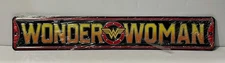 Open Road Brands, Wonder Woman Street Sign, Tin Metal, NIP