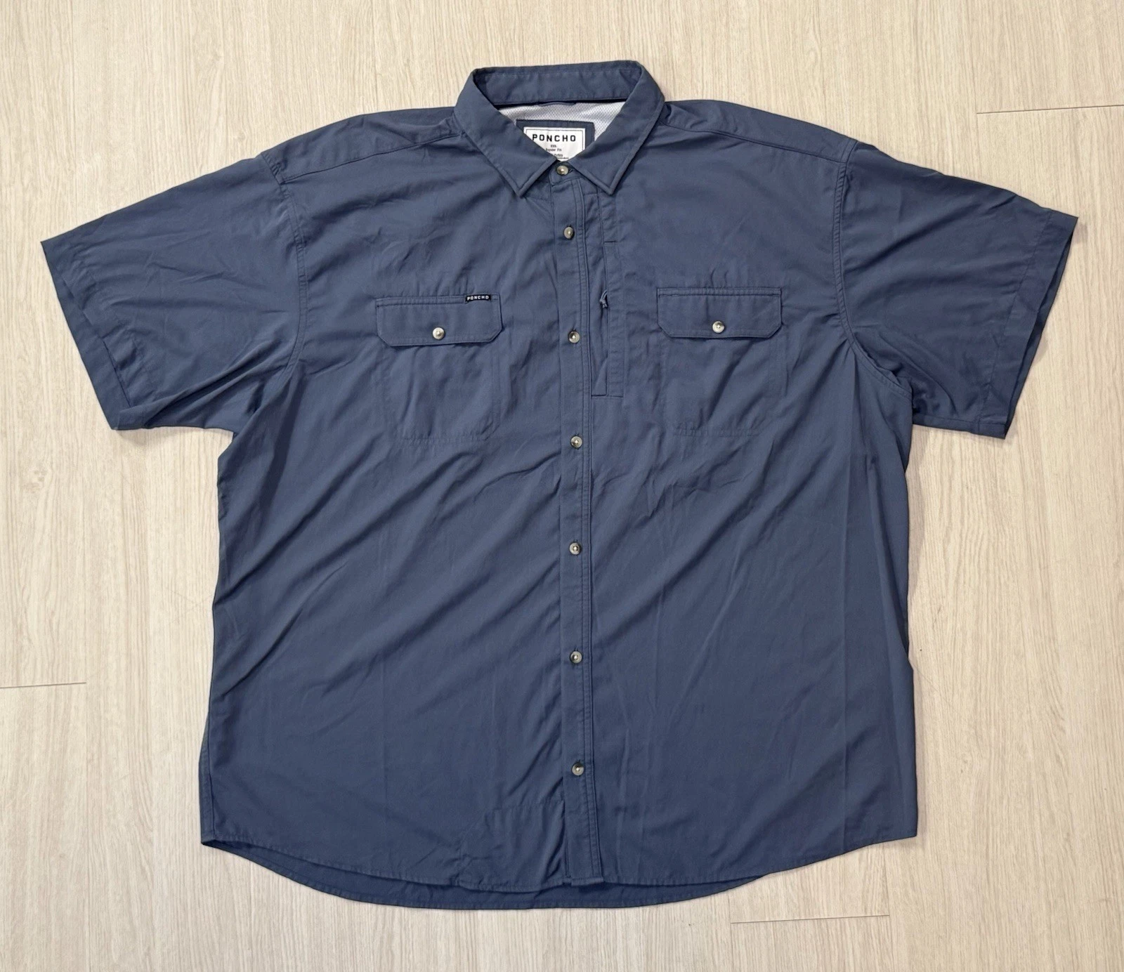 Poncho Outdoors ‘The Ahi’ Original Short Sleeve Button Up Shirt XXL Vented Texas
Opens in a new wind