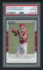 2017 Panini Playoff #204 Patrick Mahomes II  PSA 10 GEM MT ROOKIE