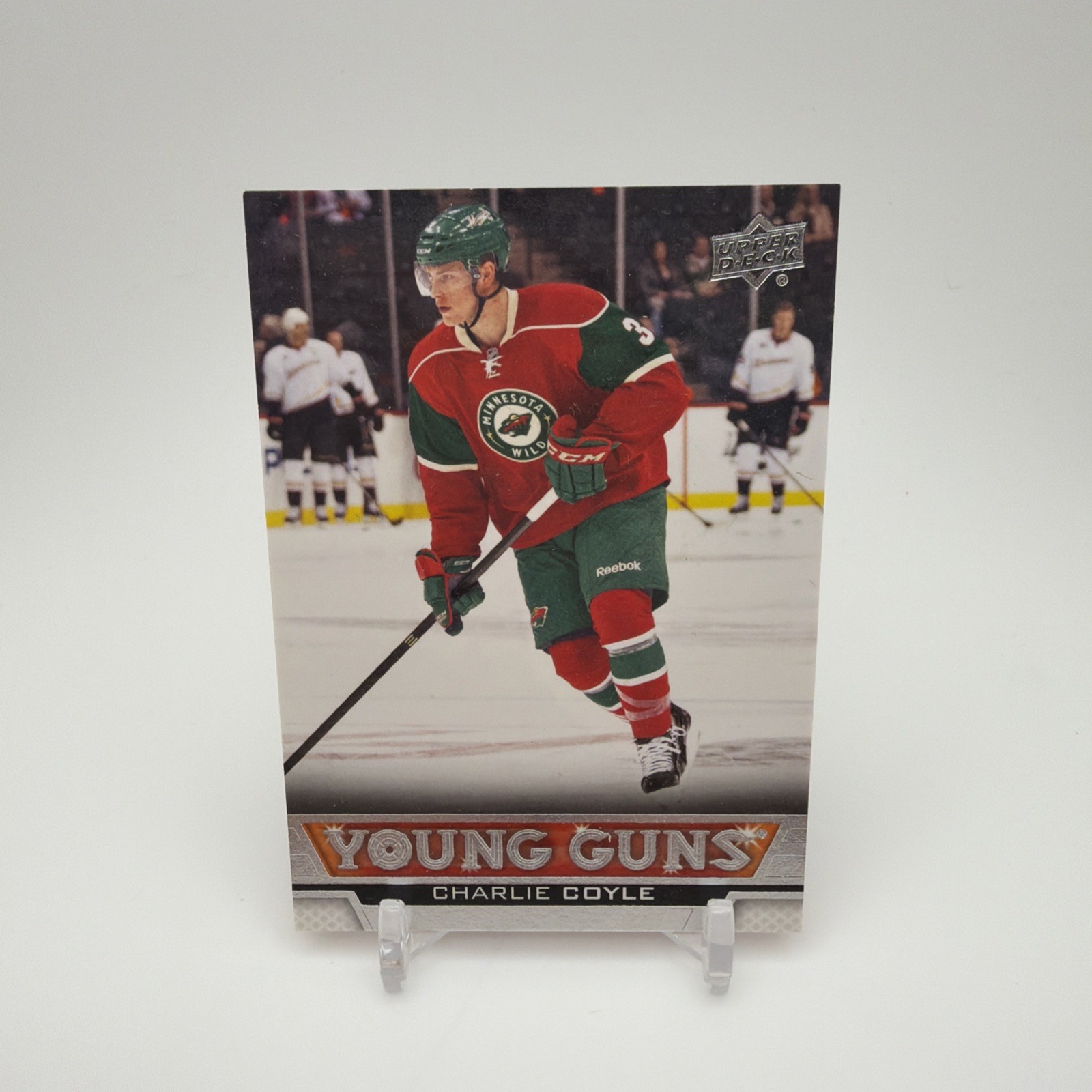2013-14 Upper Deck Series 1 CHARLIE COYLE YOUNG GUNS ROOKIE #233 MINNESOTA
