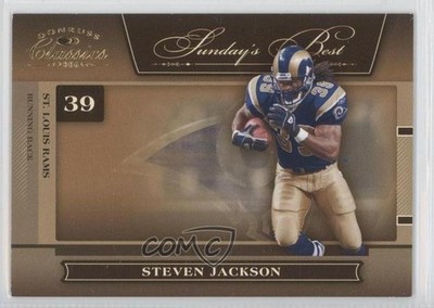 2006 Donruss Classics Sunday's Best Gold 92/100 Steven Jackson #SB-35 0a1
