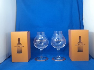 The Balvenie Single Malt Whisky Pair Nosing Glasses With Box NEW