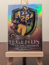 2025 Topps Chrome Legends Eric Dickerson Rams Refractor LOG-13 Trading Card