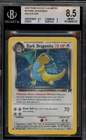Pokemon Dark Dragonite Team Rocket Unlimited Holo Rare #5 BGS 8.5