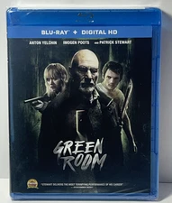 Green Room (Blu-ray, 2016) Blu-ray Digital HD New Horror Patrick Stewart