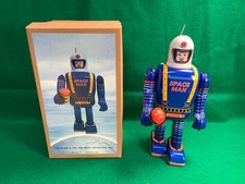 Schylling MS 361 Vintage/Retro Mechanical Litho Tinplate Space Man Reissue