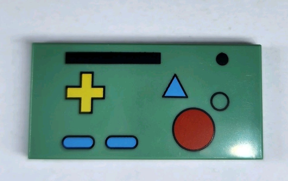 NUEVO LEGO® Azulejo Verde Arena 2 x 4 2x4 Hora de Aventura BMO Patrón de Cara 71246