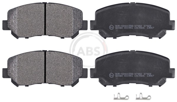 A.B.S. Bremsbelagsatz Scheibenbremse 37929 FüR Mazda CX KE KF GH Van KE107 Keefw-image