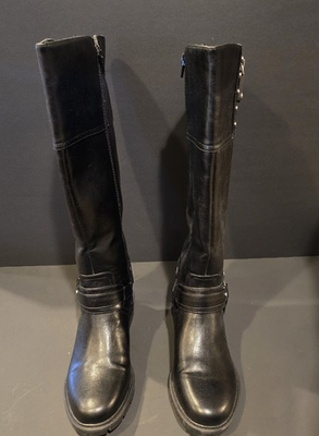 #ad GBG by Guess Tall Knee High Black Riding Boots Women#x27;s Size 7 M $55.00