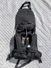 Clean! Minimeis Baby Toddler Shoulder Carrier Grey Orange Lightweight Foldable