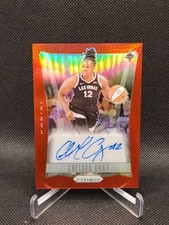 2024 Panini Prizm WNBA Throwback Chelsea Gray Red Prizm Auto /99 #TB-CG