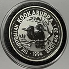1994 Australian Kookaburra Rare Collector Coin 1 Troy Oz .999 Fine Silver Rounds