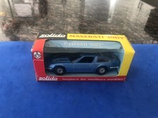 Vintage New Old Stock Solido Maserati Indy 185 Diecast Car 143 Scale