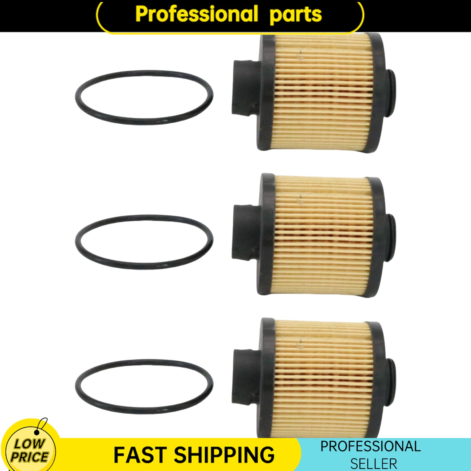 3X Oil Filter Fits 2004-2008 Lamborghini Gallardo 07L115561C USA