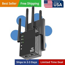 105-Device Compatible WiFi Extender Signal Booster, WiFi Extender, 12880 Sq.F...