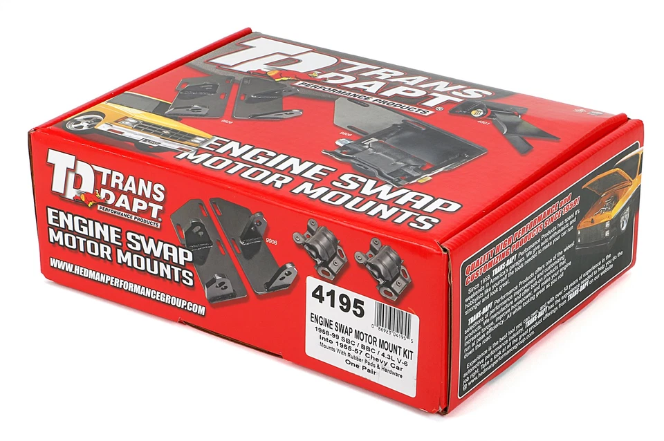 Trans-Dapt for CHEVY V8 (1958 or later) into 1955-57 Chevy Passenger Car- Motor - Image 2 of 4