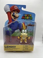 WORLD OF NINTENDO SUPER MARIO 4" LEMMY with MAGIC WAND Jakks Figure Koopa