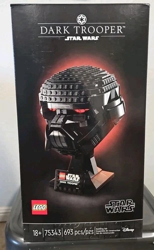 LEGO Star Wars 75343 Dark Trooper Helmet Retired Set New