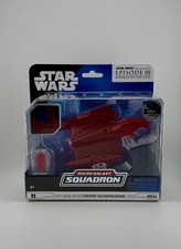 Star Wars Micro Galaxy Squadron Red Hologram General Grievous Starfighter RARE
