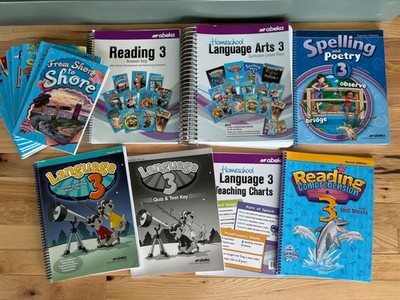 Abeka Grade 3 Language Parent Kit and Child Reading Books