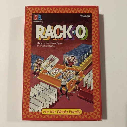 VINTAGE Rack O Card Game COMPLETE Milton Bradley 1987 Racko Numbers