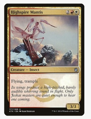 Highspire Mantis | MTG KTK | EDH Commander Boros Flying Trample | LP