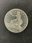 1875 CC TRADE DOLLAR CHOP MARKED BU — photo 1