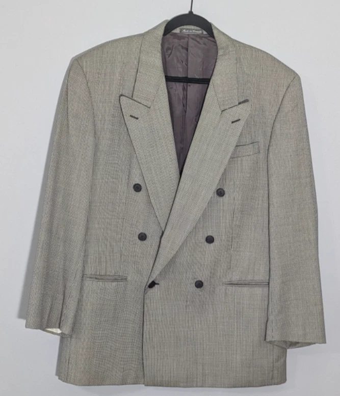YSL, Yves Saint Laurent Regular Double Breasted Men's Suits