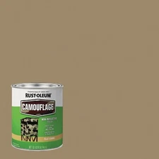 379562 Specialty Camouflage Paint, Quart, Flat Khaki, 32 Fl Oz (Pack of 1)
