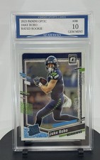 2023 Panini Optic Jake Bobo Seahawks Rated Rookie Card #288 Gem Mint 10. rookie card picture