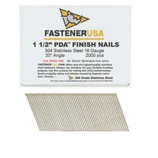 1-1/2" ANGLE FINISH NAILS 16GA 304SS 2,000ct | SSPDA-112B2