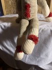 Vintage Sock Monkey Red Yarn Big Lips Hat — photo 4