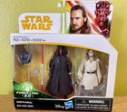 Star Wars Force Link 2.0 Hasbro Disney Darth Maul Qui-Gon Jinn Action Figures 🔥
