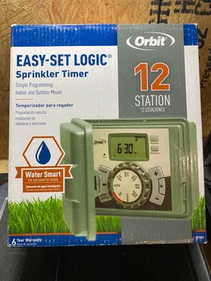Orbit  Easy Set Logic Indoor / Outdoor 12-Station Sprinkler Timer 57900 New