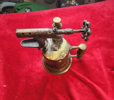 Vintage Clayton and Lambert Brass Model 37 Brass Handled Gasoline Blow Torch