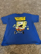 Size XL Nickelodeon Blue SpongeBob Tweaker Graphic Tee