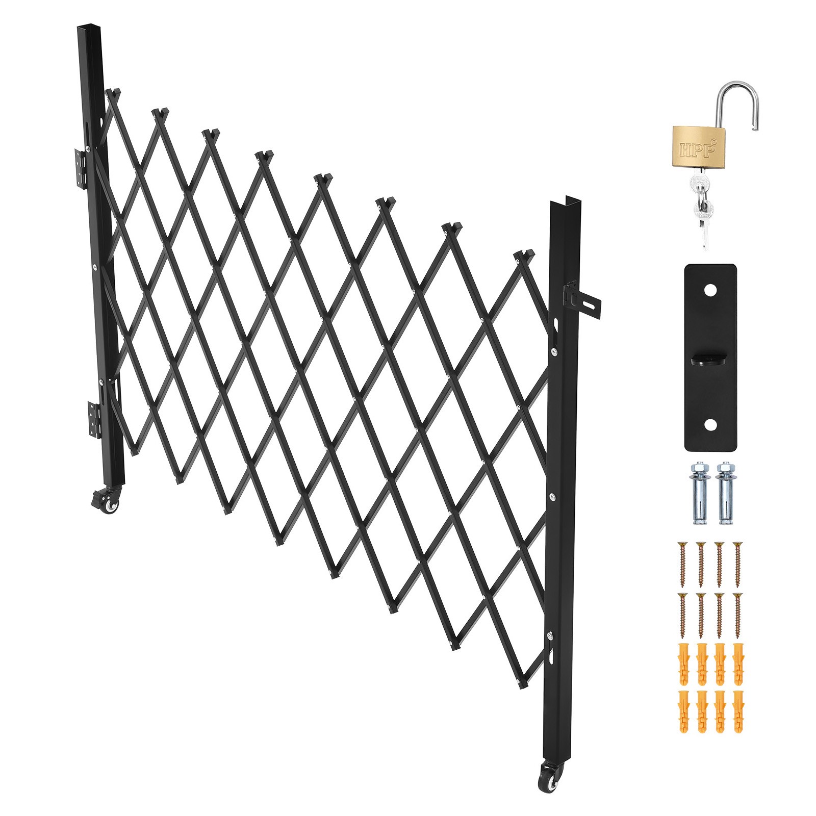 Barrière de sécurité extensible Uimoso avec portillon pour séparateur de pièce
