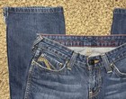 ARIAT Denim RUBY BootCut Low Rise Western Cowgirl Stretch Blue Jeans 26R 28x29 — photo 6