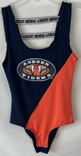 MJC University Auburn Tigers Leotard Body Suit Women's Sz Small CBD20