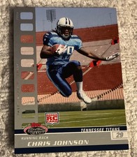 2008 Topps Stadium Club Photographer's Proof /199 Chris Johnson Rookie Card RC. rookie card picture