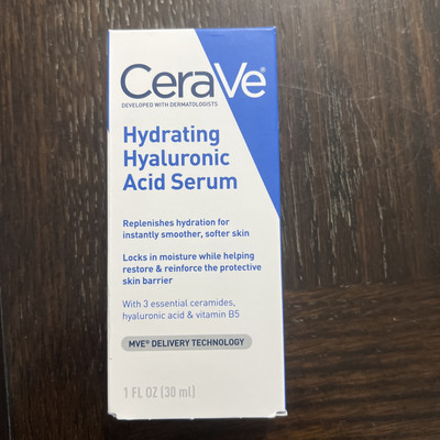 Cerave Hyaluronic Acid Hydrating Face Serum New In Box *FREE SHIPPING*