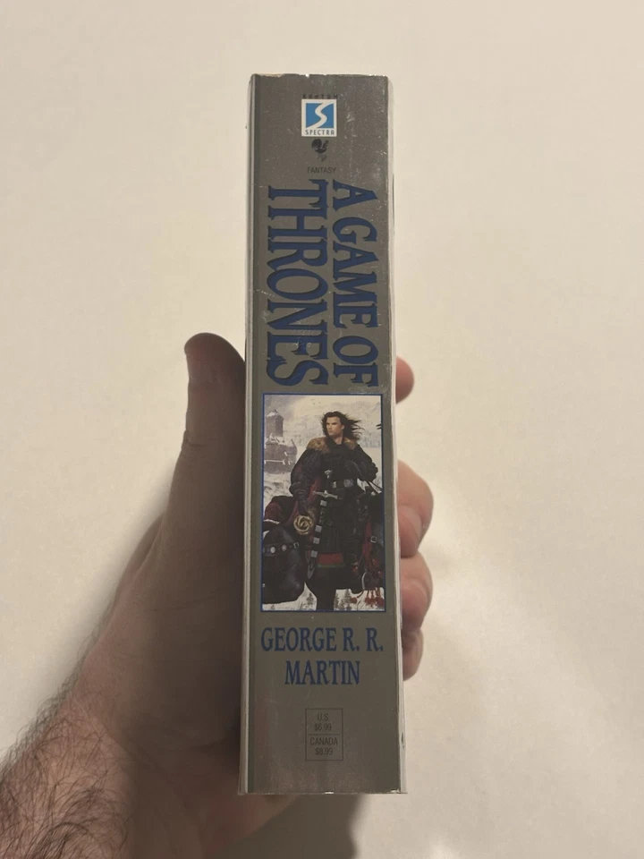 A Game of Thrones George R R Martin 1st Bantam PB Ed ASOIAF 1997 Mass Market — 第 3/4 张图片